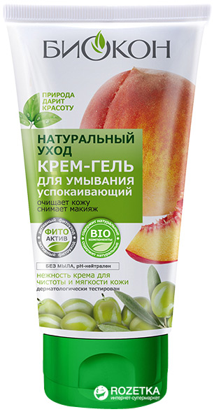 БИОКОН "Натуральный  уход" крем-гель д/умыван. успокаивающий 150мл Производитель: Украина Биокон